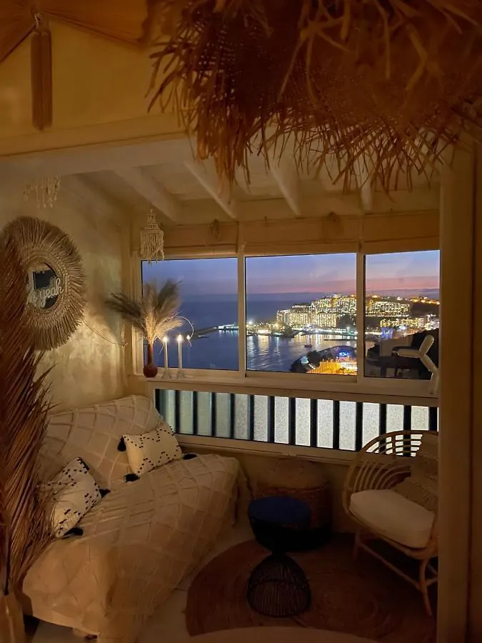 Apartment Boho Style Bungalow With Ocean View Mogan