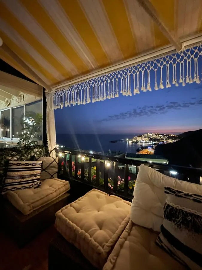 Boho Style Bungalow With Ocean View Mogán 아파트